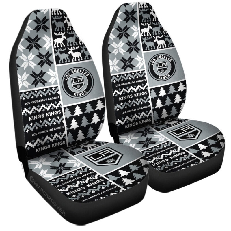 Los Angeles Kings Car Seat Covers Custom Ugly Style Car Accessories