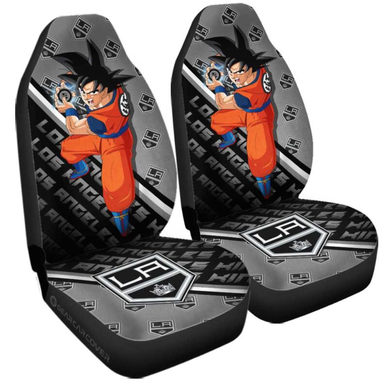 Los Angeles Kings Car Seat Covers Goku Car Decorations For Fans