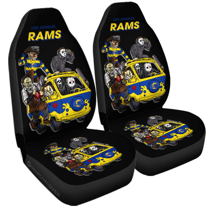 Los Angeles Rams Car Seat Covers Custom Car Accessories