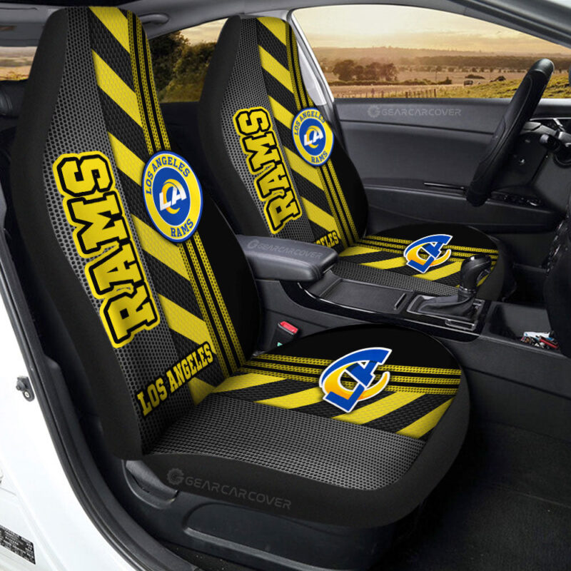 Los Angeles Rams Car Seat Covers Custom Car Accessories