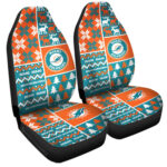 Miami Dolphins Car Seat Covers Custom Ugly Style Car Accessories