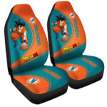 Miami Dolphins Car Seat Covers Goku Car Accessories For Fans