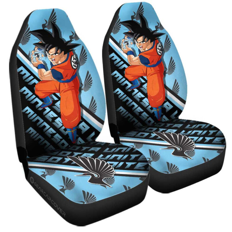 Minnesota United FC Car Seat Covers Goku Car Accessories For Fans