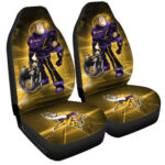 Minnesota Vikings Car Seat Covers Buzz Lightyear Car Accessories For Fan