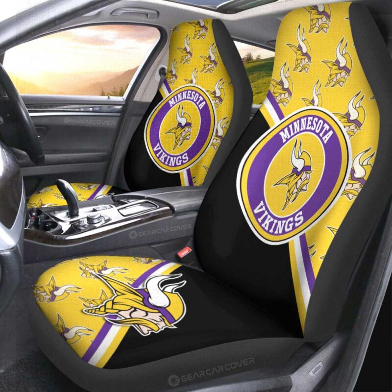 Minnesota Vikings Car Seat Covers Custom Car Accessories For Fans