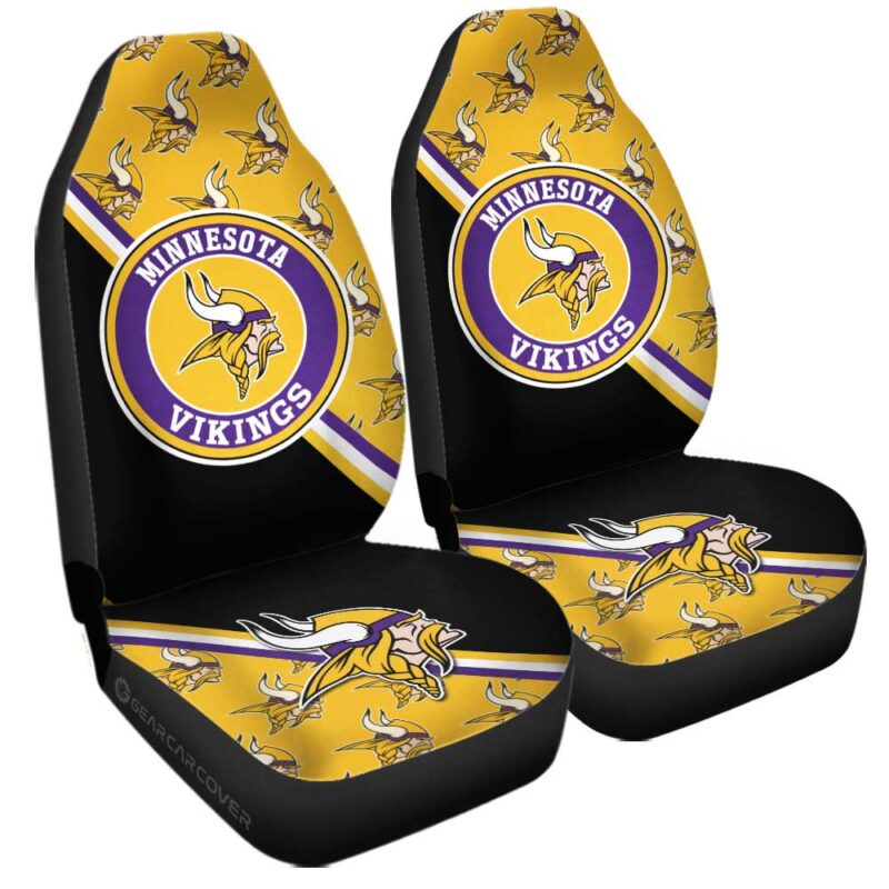 Minnesota Vikings Car Seat Covers Custom Car Accessories For Fans