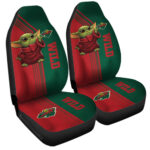Minnesota Wild Car Seat Covers Baby Yoda Car Accessories