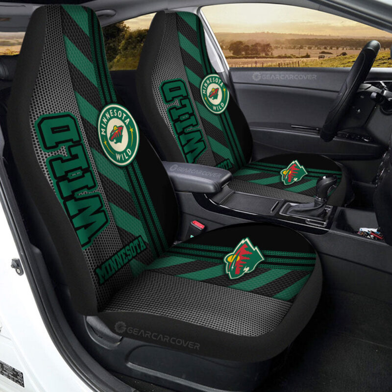 Minnesota Wild Car Seat Covers Custom Car Accessories