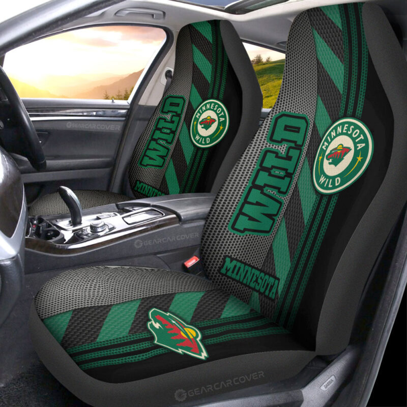 Minnesota Wild Car Seat Covers Custom Car Accessories