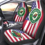 Minnesota Wild Car Seat Covers Custom Car Decor Accessories