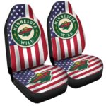 Minnesota Wild Car Seat Covers Custom Car Decor Accessories