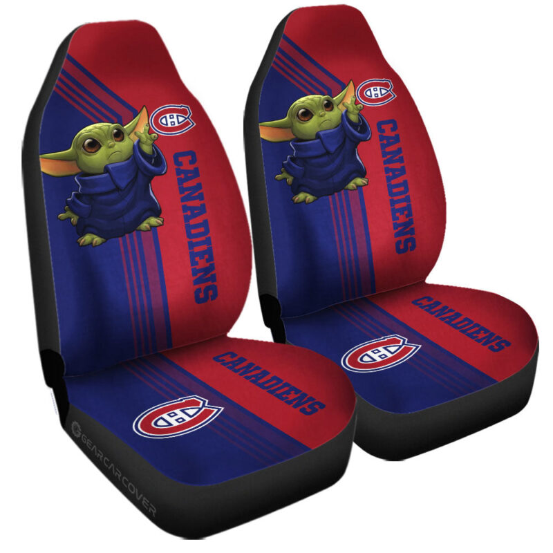 Montreal Canadiens Car Seat Covers Baby Yoda Car Accessories