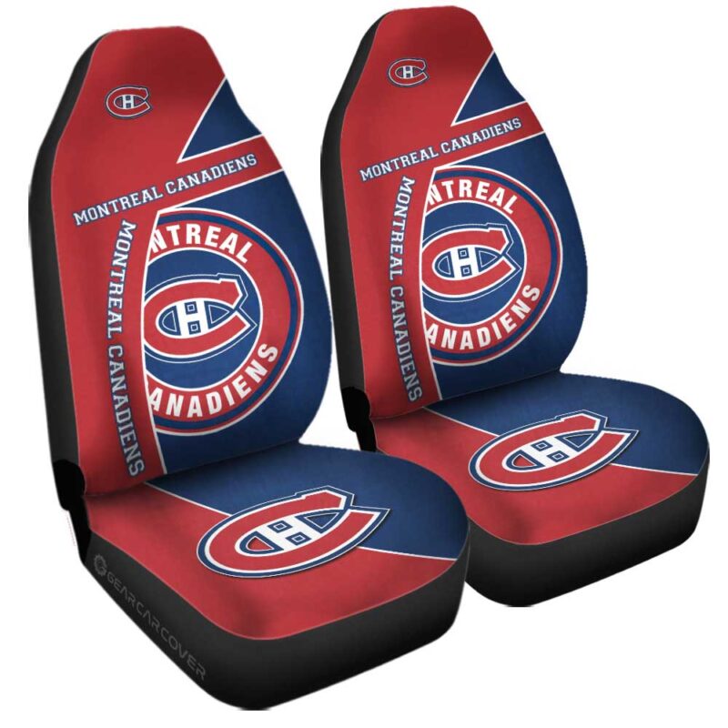 Montreal Canadiens Car Seat Covers Custom Car Accessories For Fans