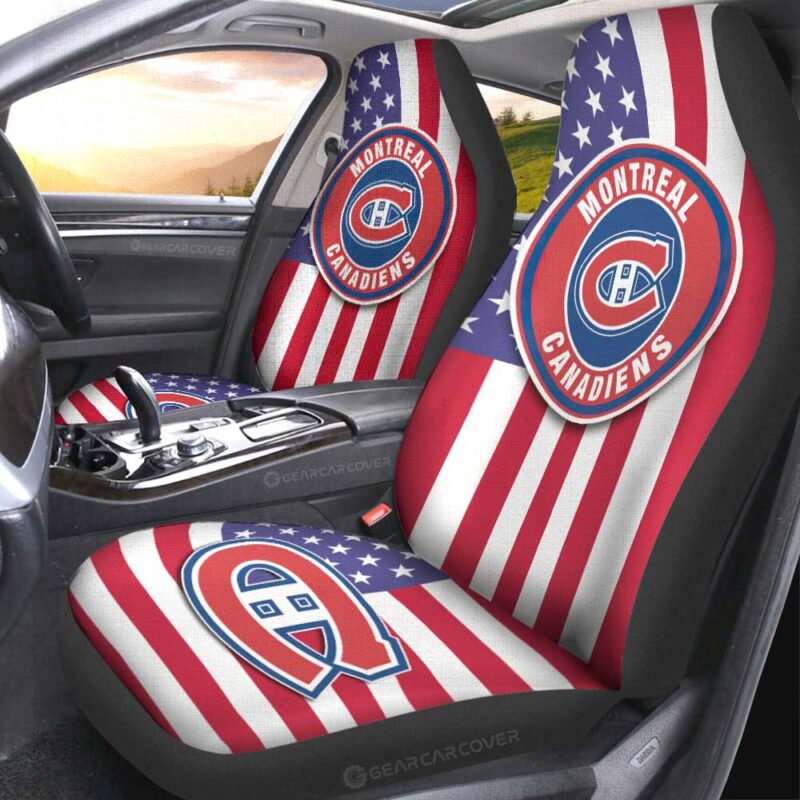 Montreal Canadiens Car Seat Covers Custom Car Decor Accessories