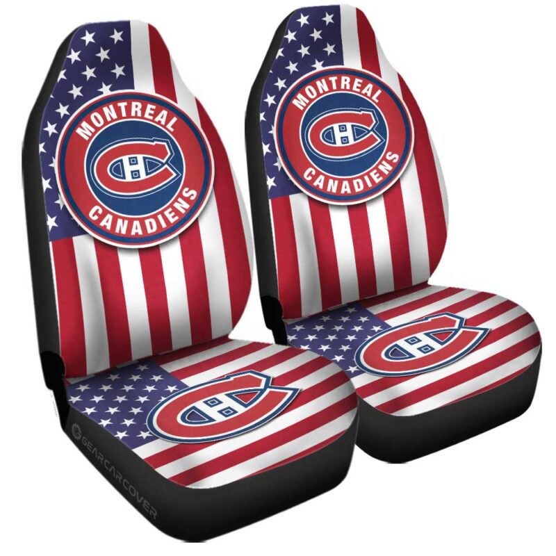 Montreal Canadiens Car Seat Covers Custom Car Decor Accessories