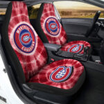 Montreal Canadiens Car Seat Covers Custom Tie Dye Car Accessories