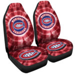 Montreal Canadiens Car Seat Covers Custom Tie Dye Car Accessories