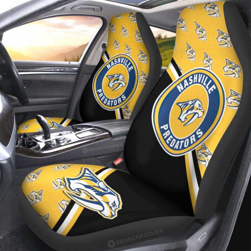 Nashville Predators Car Seat Covers Custom Car Accessories For Fans