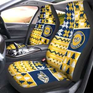 Nashville Predators Car Seat Covers Custom Ugly Style Car Accessories