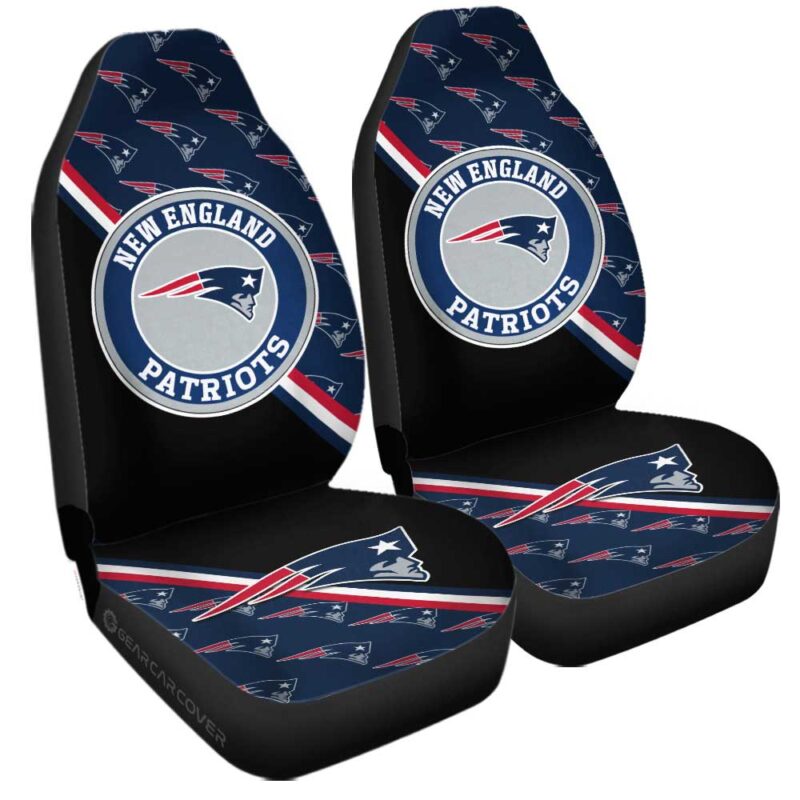 New England Patriots Car Seat Covers Custom Car Accessories For Fans