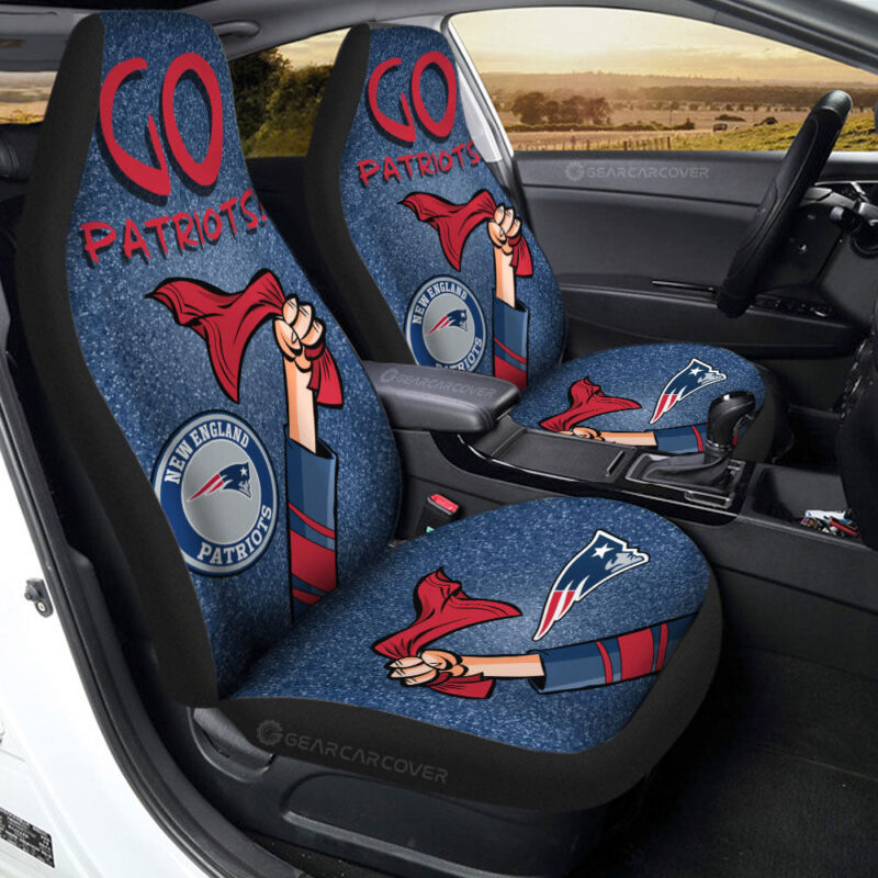 New England Patriots Car Seat Covers Custom Car Accessories