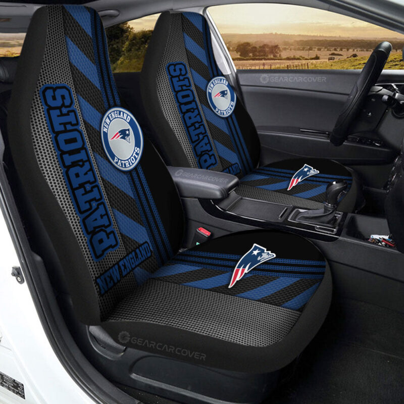 New England Patriots Car Seat Covers Custom Car Accessories