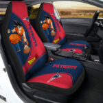 New England Patriots Car Seat Covers Goku Car Accessories For Fans