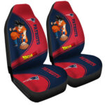 New England Patriots Car Seat Covers Goku Car Accessories For Fans