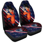 New England Patriots Car Seat Covers Goku Car Accessories For Fans