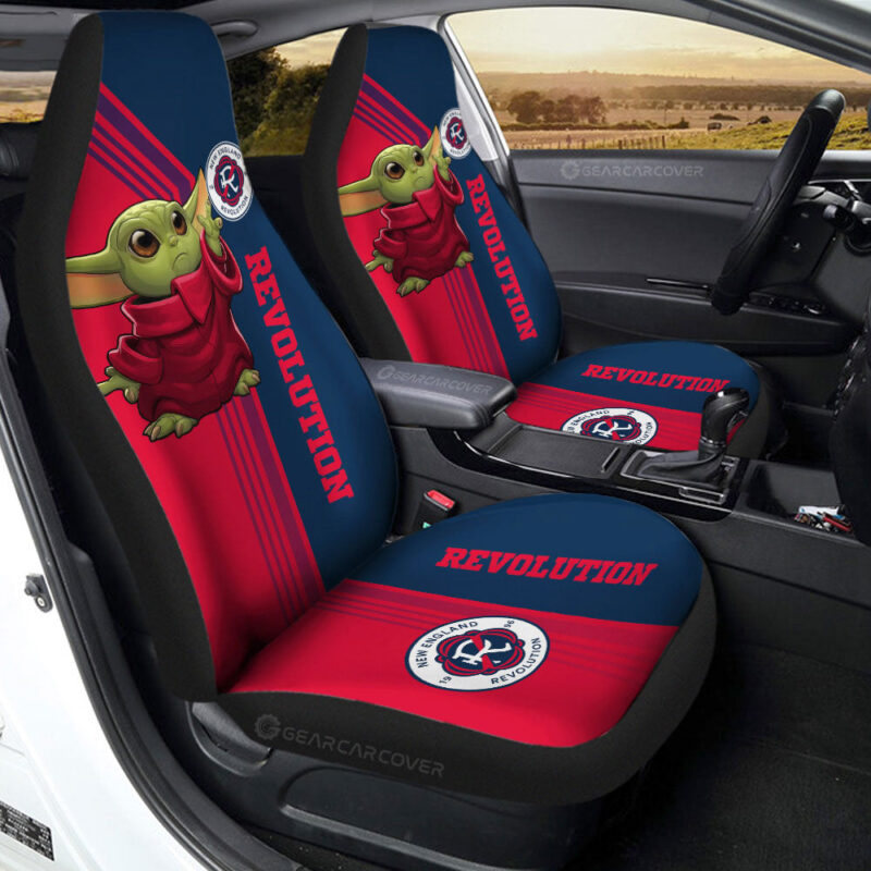 New England Revolution Car Seat Covers Baby Yoda Car Accessories