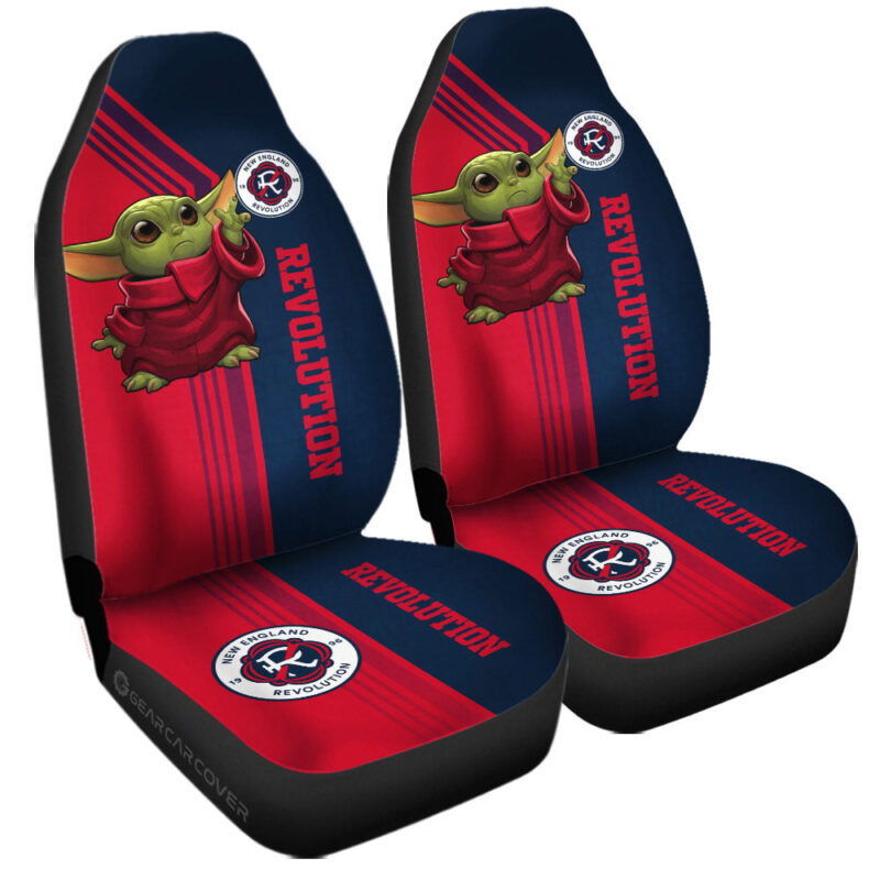 New England Revolution Car Seat Covers Baby Yoda Car Accessories
