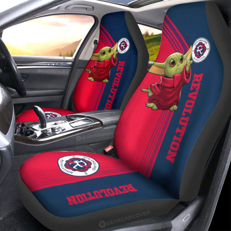 New England Revolution Car Seat Covers Baby Yoda Car Accessories