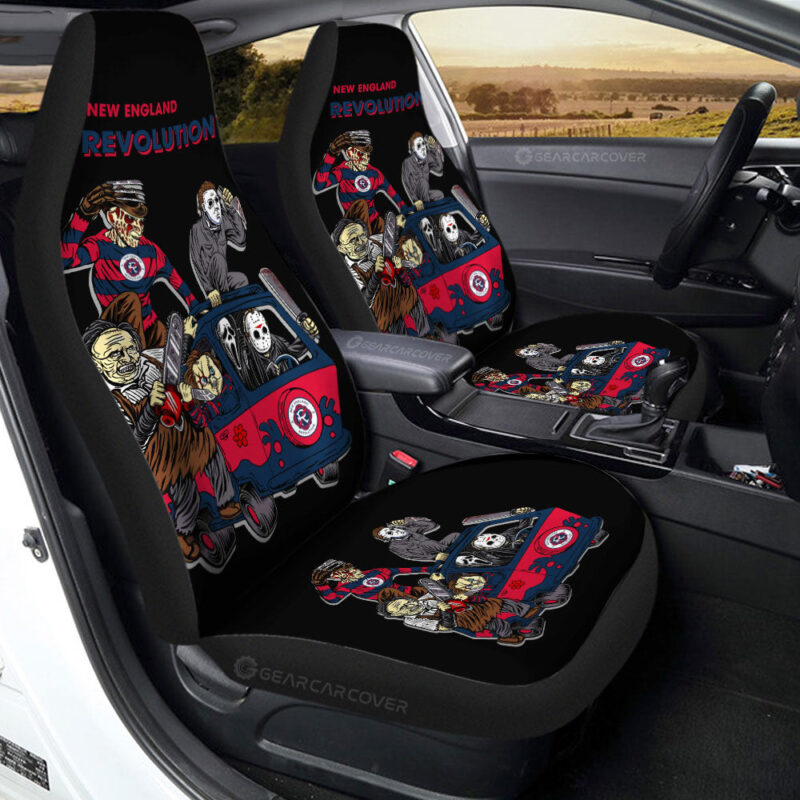 New England Revolution Car Seat Covers Custom Car Accessories