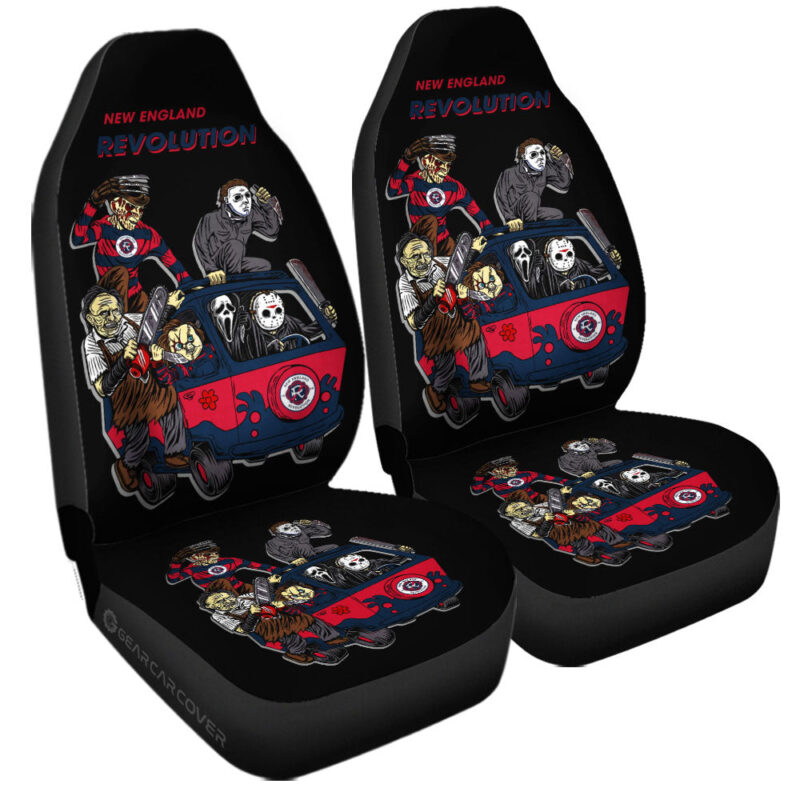 New England Revolution Car Seat Covers Custom Car Accessories