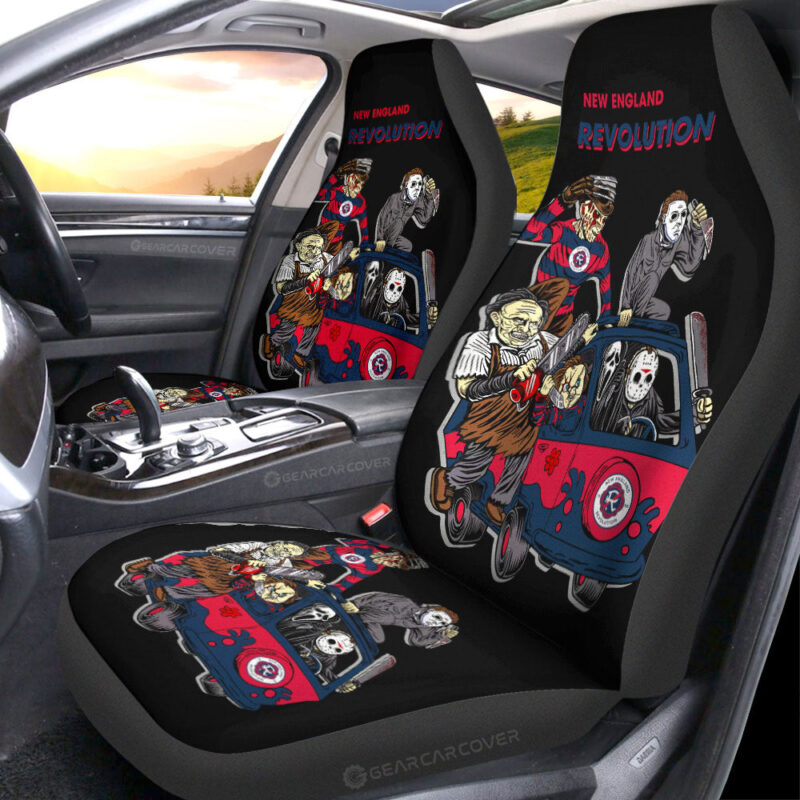 New England Revolution Car Seat Covers Custom Car Accessories