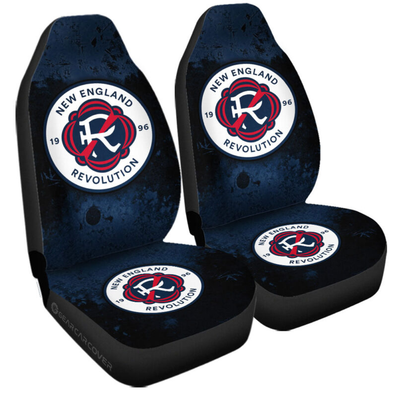 New England Revolution Car Seat Covers Custom Car Accessories