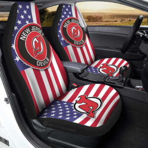 New Jersey Devils Car Seat Covers Custom Car Decor Accessories