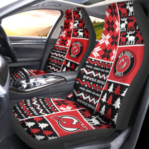 New Jersey Devils Car Seat Covers Custom Ugly Style Car Accessories