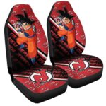 New Jersey Devils Car Seat Covers Goku Car Decorations For Fans
