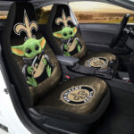 New Orleans Saints Car Seat Covers Baby Yoda Car Accessories For Fan