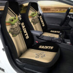 New Orleans Saints Car Seat Covers Baby Yoda Car Accessories