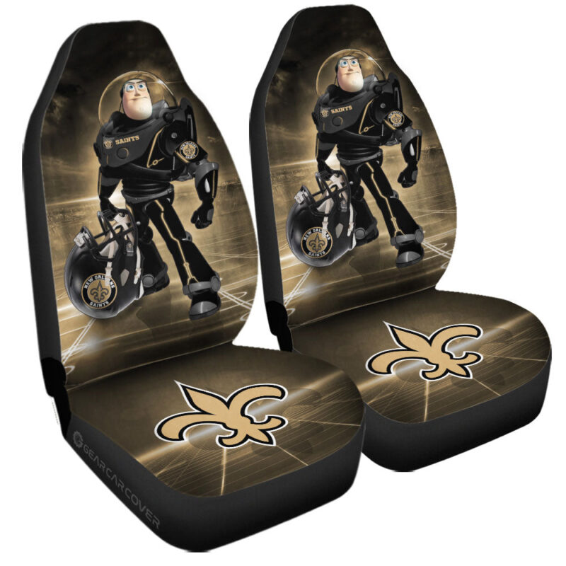 New Orleans Saints Car Seat Covers Buzz Lightyear Car Accessories For Fan