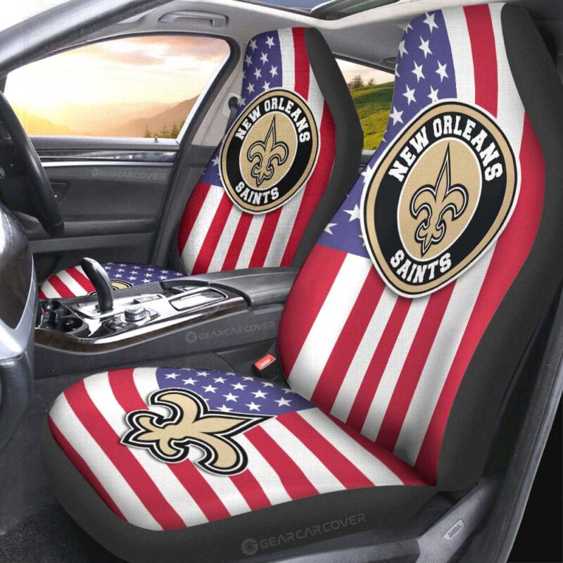 New Orleans Saints Car Seat Covers Custom Car Decor Accessories