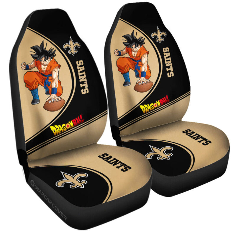 New Orleans Saints Car Seat Covers Goku Car Accessories For Fans