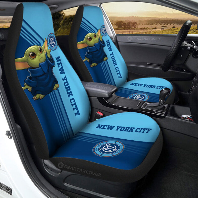 New York City FC Car Seat Covers Baby Yoda Car Accessories