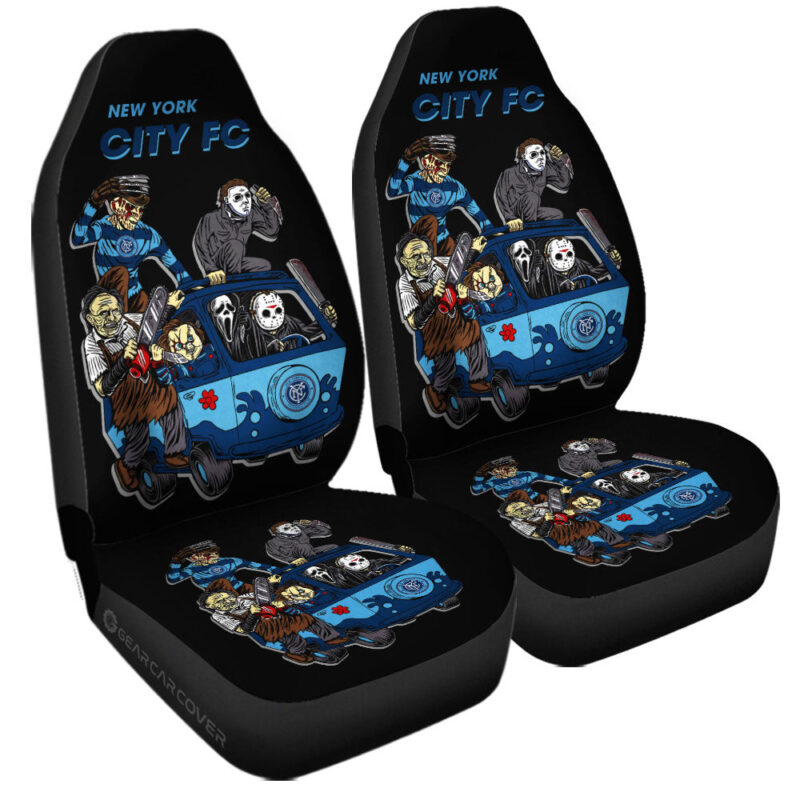 New York City FC Car Seat Covers Custom Car Accessories