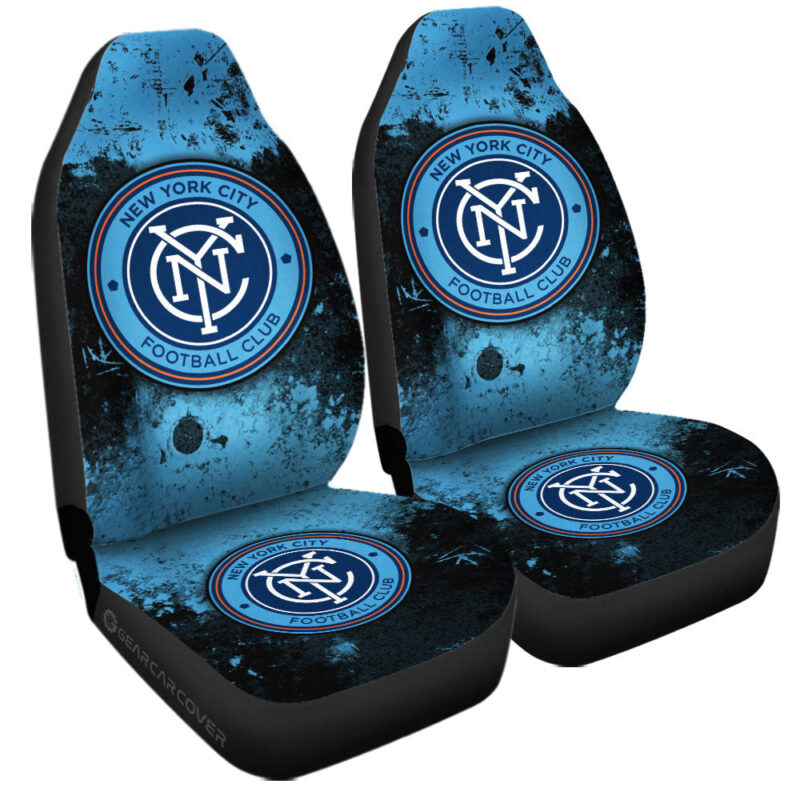 New York City FC Car Seat Covers Custom Car Accessories