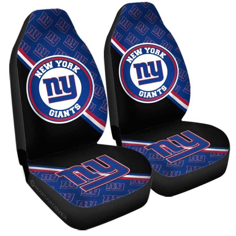 New York Giants Car Seat Covers Custom Car Accessories For Fans