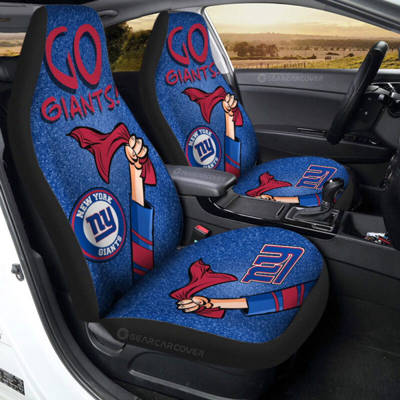 New York Giants Car Seat Covers Custom Car Accessories