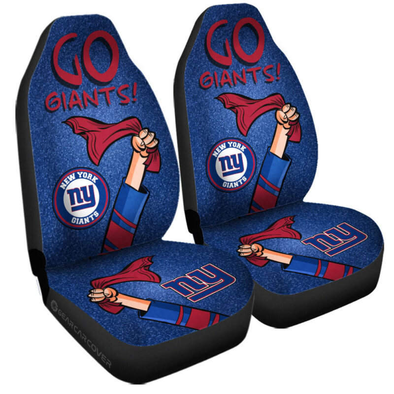New York Giants Car Seat Covers Custom Car Accessories